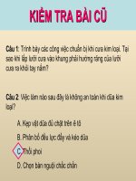 Tiết 22 Khái niệm chi tiết máy và lắp ghép