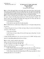 Download Đề thi giao lưu học sinh giỏi vật lý 8- đề chính thức