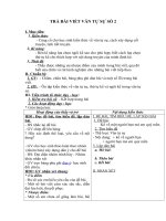 Tải Giáo án môn Ngữ văn lớp 6 bài 39 - Trả bài tập làm văn số 2