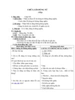 Tải Giáo án môn Ngữ văn lớp 6 bài 22 - Chữa lỗi dùng từ