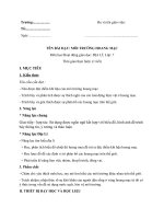Tải Giáo án Địa lí 7 Bài 19: Môi trường hoang mạc theo công văn 5512 - Giáo án học kì 1 môn Địa lí lớp 7