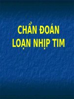 CHẨN đoán LOẠN NHỊP TIM (BỆNH học nội) 