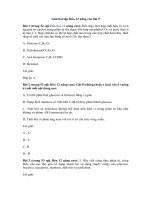 Tải Giải bài tập Hóa 12 nâng cao bài 9 - Luyện tập: Cấu trúc và tính chất của một số cacbohiđrat tiêu biểu