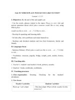 Tải Giáo án Tiếng Anh lớp 5 Unit 19: Which place would you like to visit - Lesson 1 - Giáo án điện tử môn Tiếng Anh lớp 5