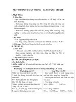 Tải Giáo án môn Hóa học lớp 9 bài 3 - Một số oxit quan trọng