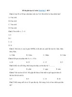 Tải Đề thi giữa học kì 2 môn Toán lớp 2 - Đề 5 - Đề ôn tập giữa kì 2 lớp 2 có đáp án