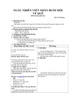 Tải Giáo án môn Ngữ văn lớp 7 bài 32 - Ngẫu nhiên viết nhân buổi mới về quê