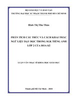 Luận văn thạc sĩ phân tích cấu trúc và cách khai thác ngữ liệu dạy đọc trong SGK tiếng anh lớp 2 của hoa kỳluận văn thạc sĩ phân tích cấu trúc và cách khai thác ngữ liệu dạy đọc trong SGK tiếng anh lớp 2 của hoa kỳ 