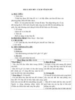 Tải Giáo án môn Địa lý lớp 6 bài 2 - Bản đồ - Cách vẽ bản đồ