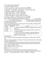 Download Đề kiểm tra 45  phút sinh học lớp 9 kì 1