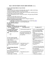 Tải Giáo án môn Vật lý lớp 10 bài 3 - Chuyển động thẳng biến đổi đều