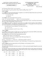 Download Đề thi HSG cấp trường môn hóa học 10- THPT Chuyên Tất Thành