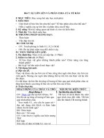 Tải Giáo án môn Sinh học lớp 6 bài 7 - Sự lớn lên và phân chia tế bào