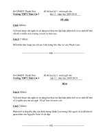 Download Đề thi HKI ngữ văn 11- THPT Tĩnh Gia 2