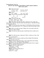 Bài ôn tập Toán, Tiếng Việt lớp 5 cho học sinh trong dịp nghỉ phòng, chống dịch Corona, năm học 2019-2020 (Tuần nghỉ thứ 1)