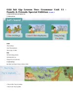 Tải Giải bài tập Family and Friends lớp 2 Unit 11: Lesson two - Giải bài tập Tiếng Anh lớp 2  Unit 11: I like monkeys!