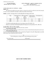 Download Đề và đáp án thi học kì 1 môn địa 12- đề chính thức