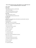 Tải Giáo án môn Vật lý lớp 11 bài 33 - Thực hành khảo sát đặc tính chỉnh lưu của điot bán dẫn và đặc tính khuếch đại của Tranzito