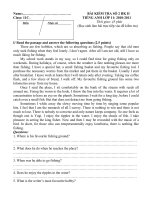 Download Bài kiểm tra số 2 học kì 2 môn tiếng anh 11