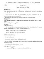 TIN 7: ĐỀ CƯƠNG HƯỚNG DẪN HỌC SINH TỰ HỌC VÀ ÔN TẬP KHỐI 7