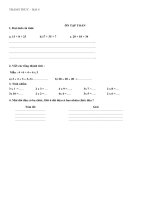 khối 2  đề 4  trường tiểu học đông ba