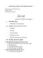 SINH 6: TRONG TÂM ÔN TẬP TRẮC NGHIỆM