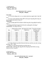 Download Đề và đáp án thi thử đại học lần 2 môn địa ls