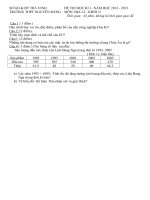 Download Một số đề thi hKI địa lý 11 hay