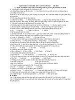 Download Đề kiểm tra 1 tiết kì 1 sử lớp 10 cơ bản