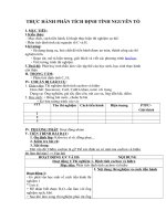 Tải Giáo án môn Hóa học lớp 11 bài 37 - Thực hành phân tích định tính nguyên tố