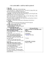 Tải Giáo án môn Ngữ văn lớp 6 bài 109 - Cầu Long Biên - Chứng nhân lịch sử