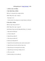 Tải Đề thi giữa kì 1 lớp 2 môn Tiếng Việt - Đề 1 - Đề kiểm tra giữa kì 1 lớp 2