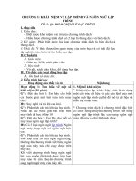 Tải Giáo án môn Tin học lớp 11 bài 1 - Khái niệm về lập trình