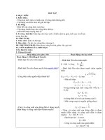 Tải Giáo án môn Vật lý lớp 11 bài 23 - Bài tập