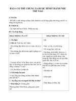 Tải Giáo án Khoa học 5 bài 4 - Giáo án bài Cơ thể chúng ta được hình thành như thế nào