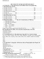 Download Đề cương ôn tập hóa học kì 2 lớp 8