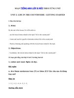 Tải Unit 2 lớp 8 Getting Started - Soạn Getting Started Unit 2 lớp 8 Life in the countryside đầy đủ nhất