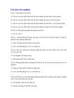 bài giảng và bài tập môn công nghệ 7 tuần 25  thcs cần thạnh