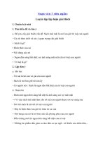 Tải Soạn bài Luyện tập lập luận giải thích (siêu ngắn) - Soạn văn 7 siêu ngắn