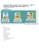 Tải Giải bài tập Family and Friends lớp 2 Unit 9: Lesson two - Giải bài tập Tiếng Anh lớp 2 Unit 9: Lunchtime!