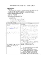 Tải Giáo án môn Ngữ văn lớp 7 bài 62 - Tinh thần yêu nước của nhân dân ta