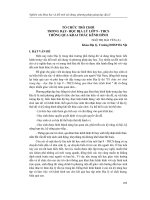 Tổ chức trò chơi trong dạy - học Địa lý lớp 9 - THCS thông qua khai thác kênh hình