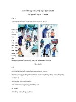 Tải Giải vở bài tập Tiếng Việt lớp 2 tập 1 tuần 18: Ôn tập cuối học kì 1 - Tiết 6 - Giải vở bài tập Tiếng Việt lớp 2 tuần 18