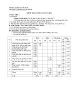 Tải Đề thi học kì 1 lớp 7 môn Vật lý trường THCS Sơn Định, Phú Yên năm 2020 - 2021 - Đề kiểm tra Vật lý 7 học kì 1 có đáp án và ma trận