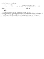 Download Đề thi HK 2 lịch sử lớp 11