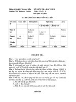 Download Đề thi HKII vật lý 9- có đáp án