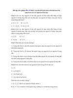 Tải Trắc nghiệm Hóa học 10 bài 8: Sự biến đổi tuần hoàn cấu hình electron nguyên tử của các nguyên tố hóa học - Trắc nghiệm Hóa học 10 bài 8 có đáp án