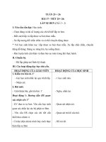 Tải Giáo án môn Kĩ thuật lớp 5 - Tuần 25 + 26 - Bài 17: Lắp xe ben (tiếp theo)