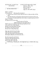 Download Đề thi tuyển sinh vào lớp 10 THPT môn ngữ văn tỉnh Hải Dương
