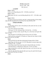Download Đề kiểm tra HKII lịch sử lớp 8